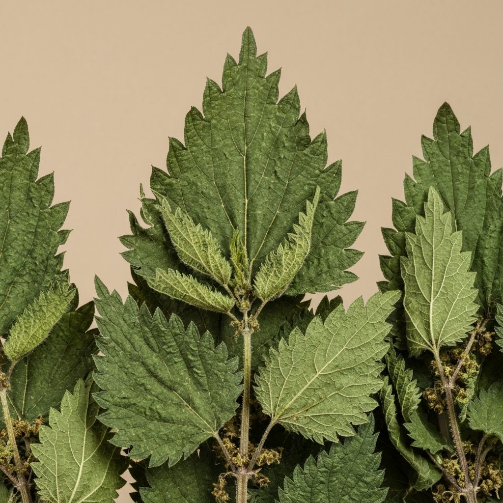 Urtica dioica dried leaf clusters